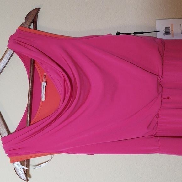 Calvin Klein Women's NWT Hi Low Sleeveless Dress - Picture 2 of 8